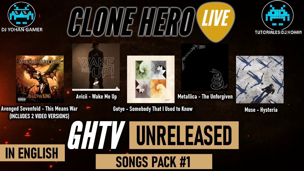 clone hero song packs
